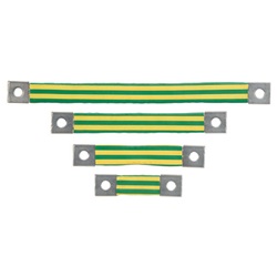 BRAIDED BONDING STRAP, ONE-HOLE, IN