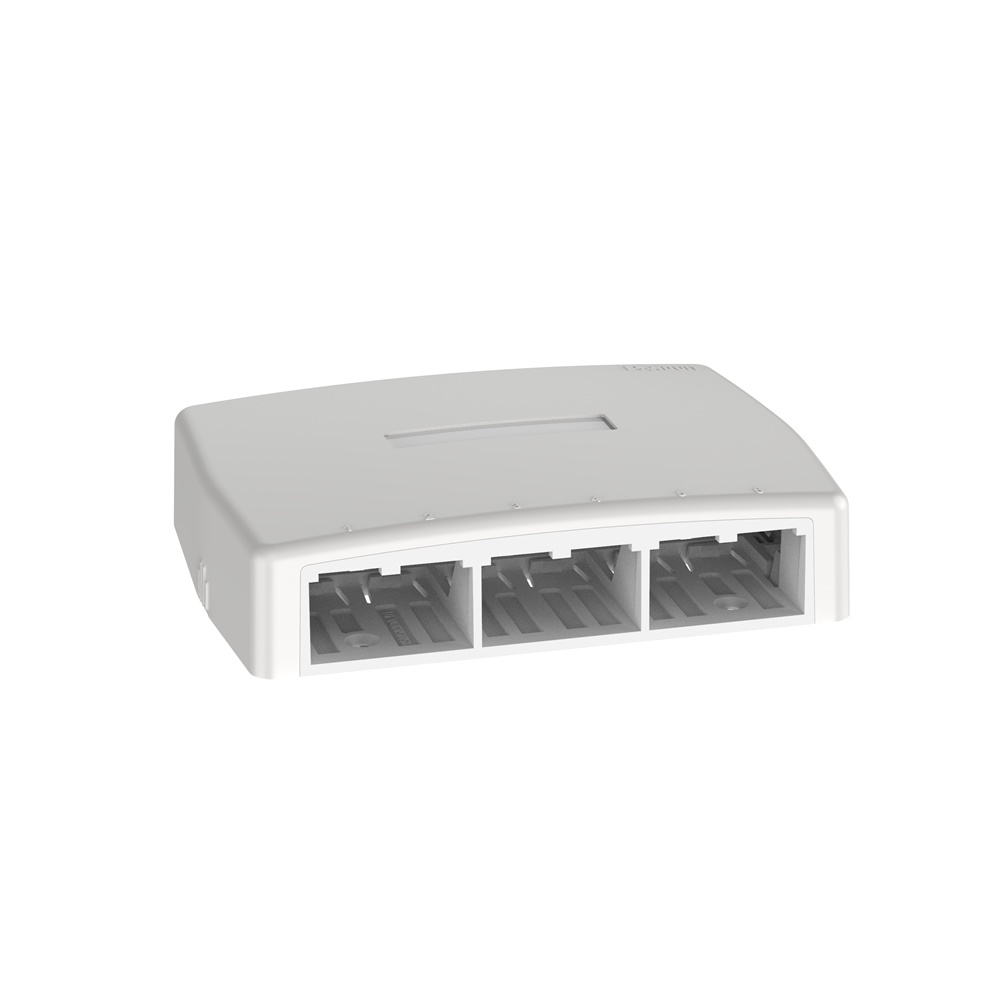 MINI-COMU 6-PORT SURFACE MOUNT BOX