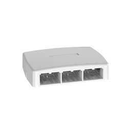 MINI-COMU 6-PORT SURFACE MOUNT BOX