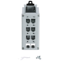 INDUSTRIALNET  8-PORT DIN RAIL MOUN