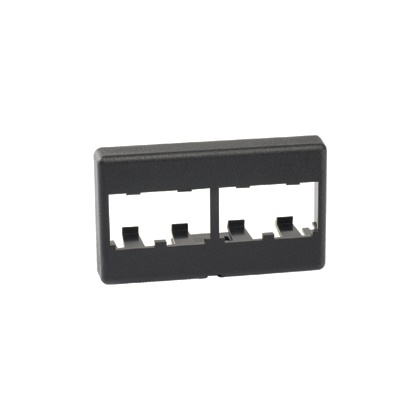 Placca per moduli Mini Com 4 posizioni