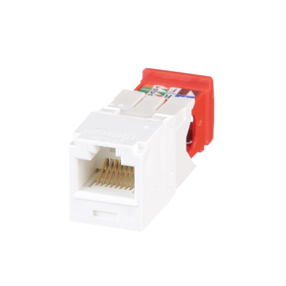 PRESA MINICOM RJ45 UTP CAT 5E BIANC