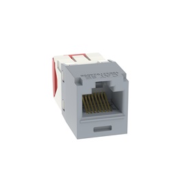 PRESA MINICOM RJ45 UTP CAT 5E GRIGI