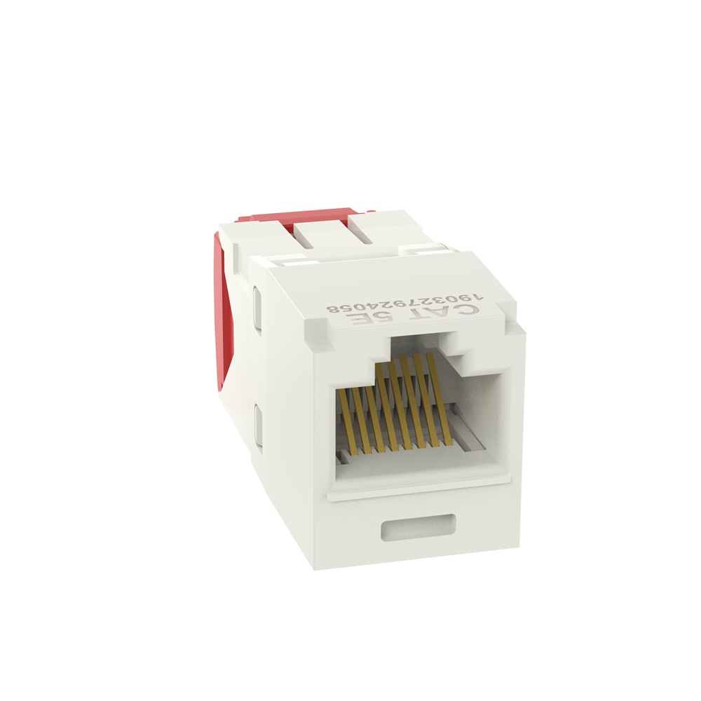 PRESA MINICOM RJ45 UTP CAT 5E BIANC