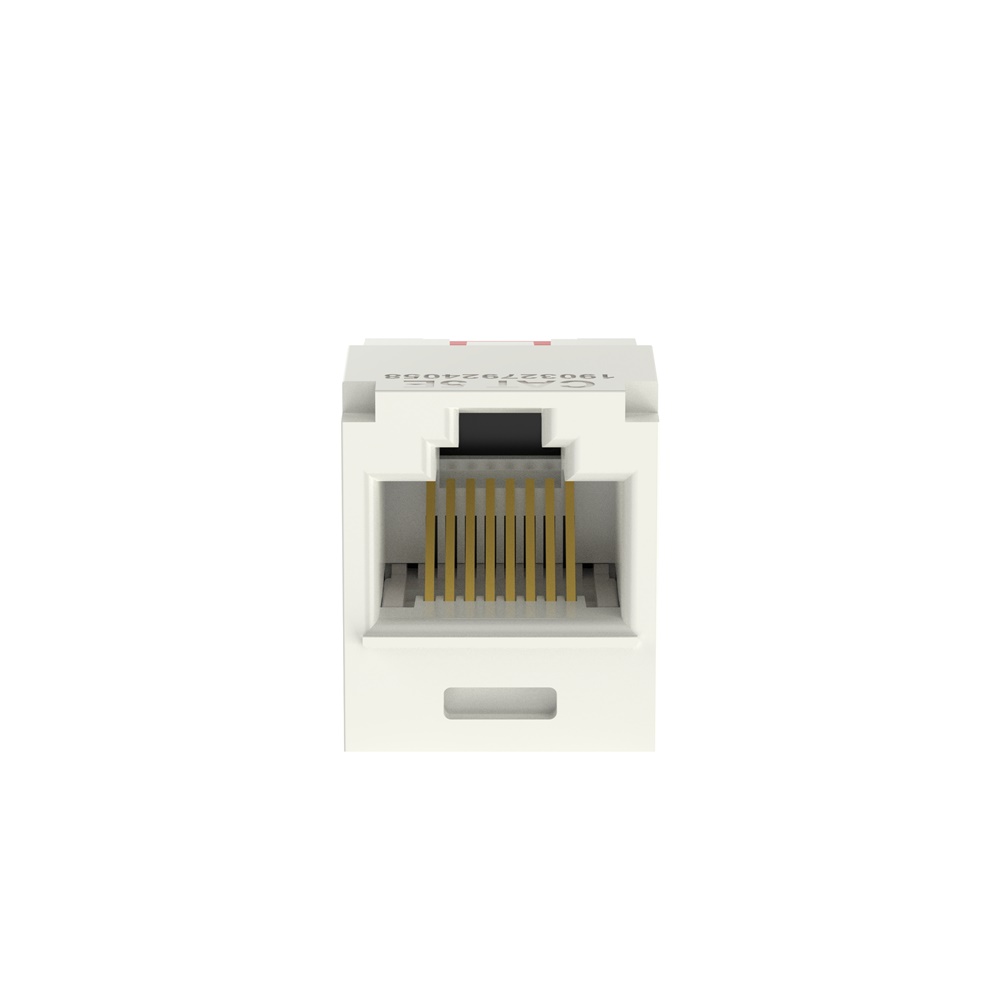 PRESA MINICOM RJ45 UTP CAT 5E BIANC
