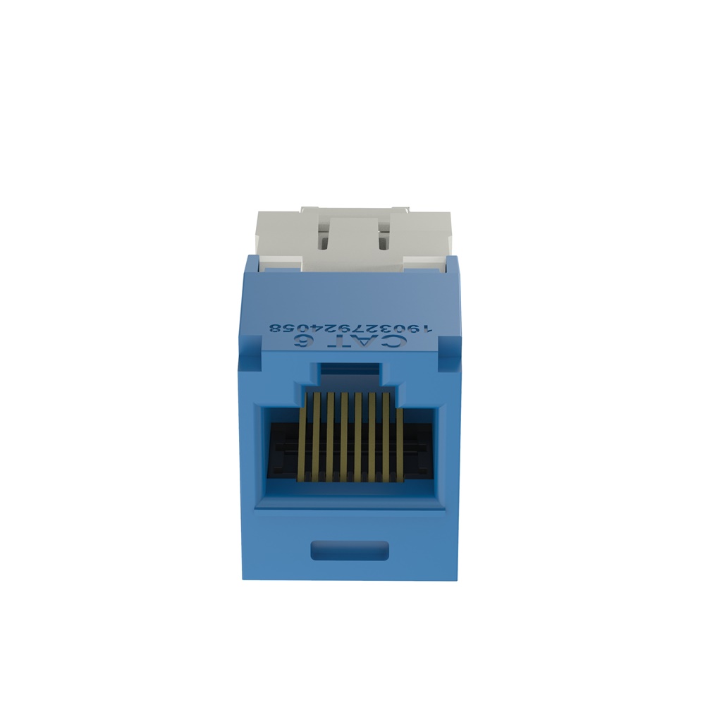 PRESA MINICOM RJ45 UTP CAT. 6 BLU