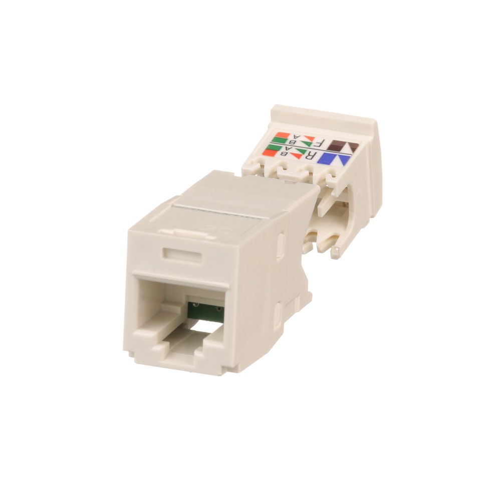 PRESA MINICOM RJ45 UTP CAT 6 BIANCA