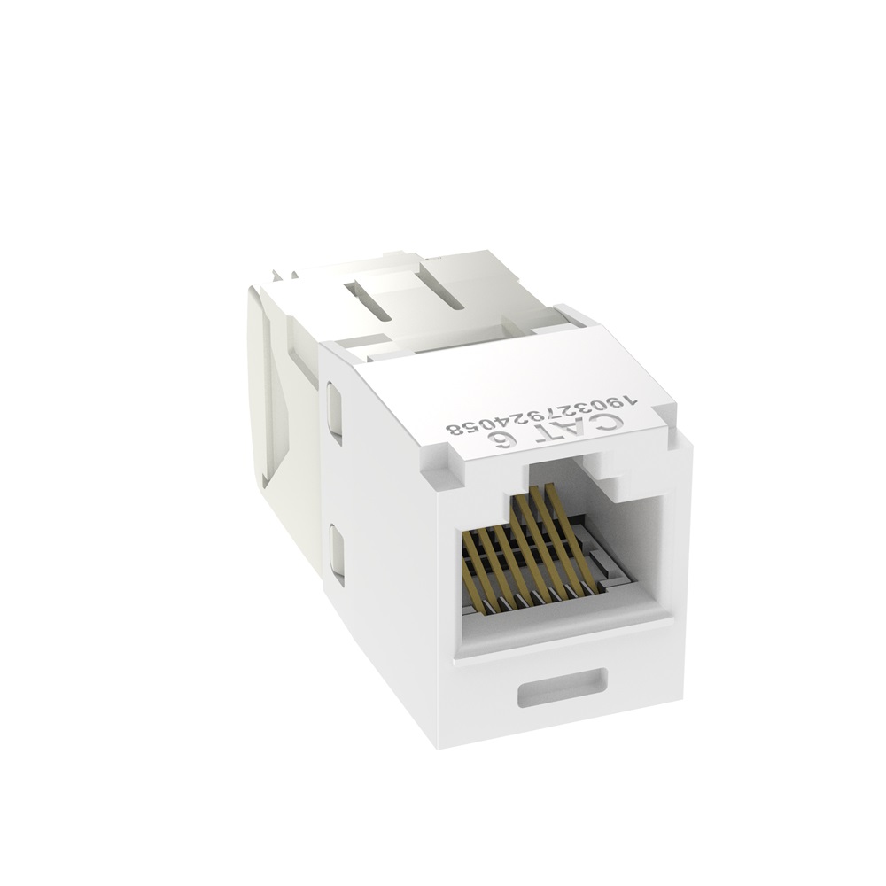 PRESA MINICOM RJ45 UTP CAT. 6 BIANC