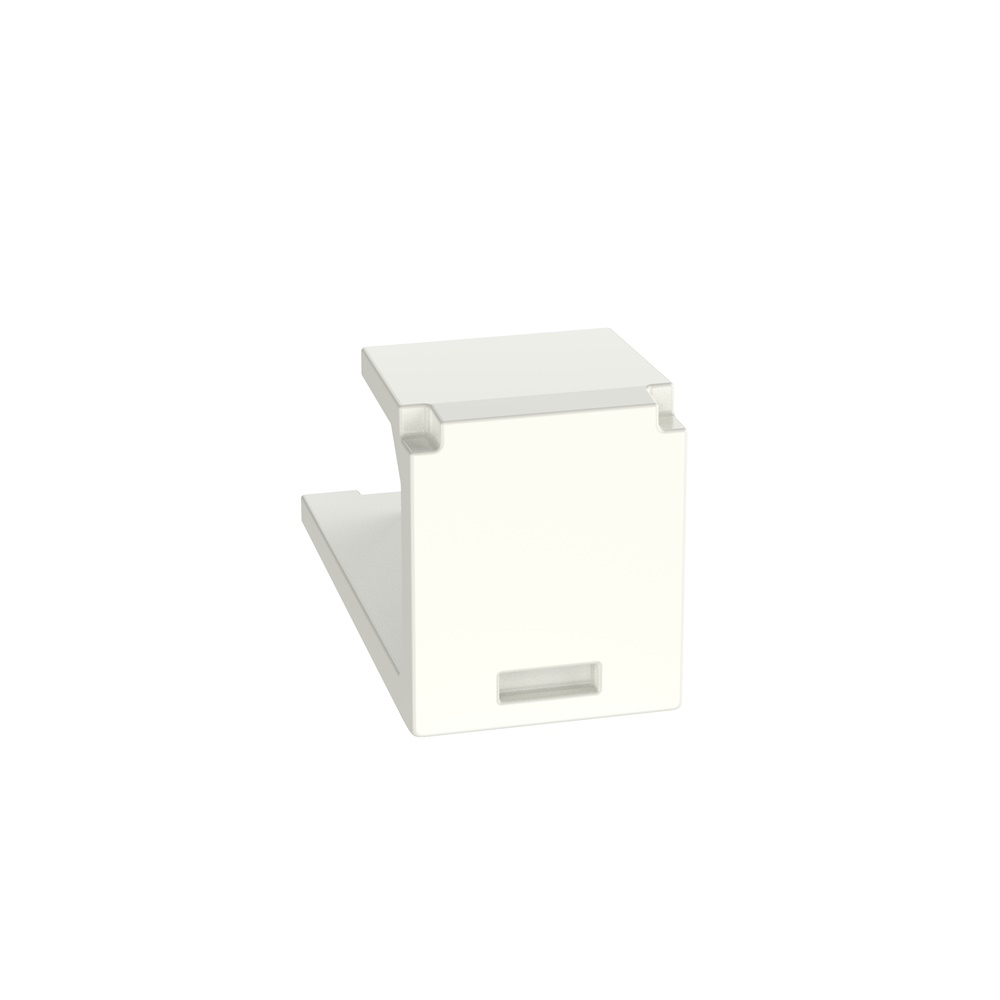 Inserto cieco per modulo Mini-Com 1 porta bianco