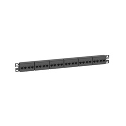 24-PORT, CATEGORY 6A, PATCH PANEL W