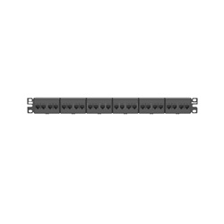 24-PORT, CATEGORY 6A, PATCH PANEL W