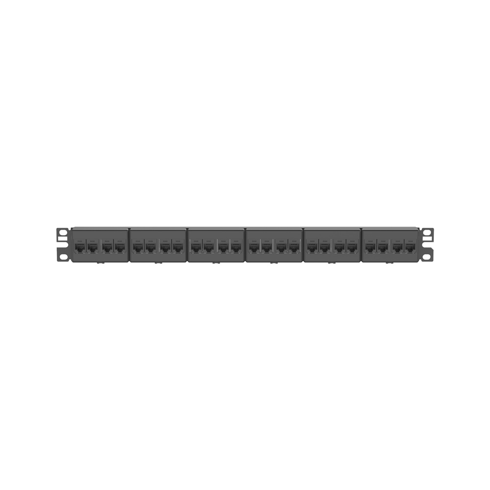 PATCHPANEL CAT6 24 PRE-INSTALLED RJ