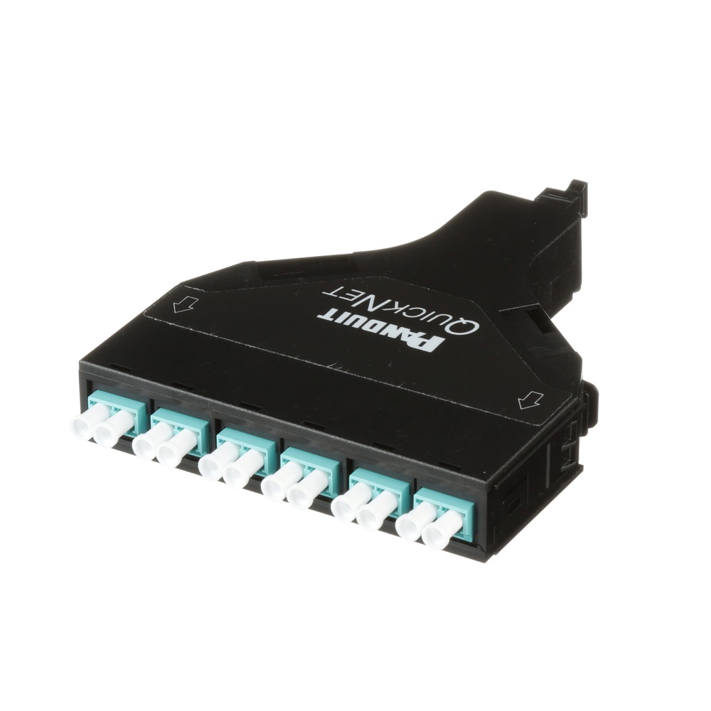 12-FIBER QN SFQ CASSETTE, SIX LC DU