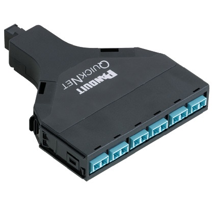 12-FIBER QN SFQ CASSETTE, SIX LC DU