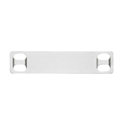 MARKER PLATE, FOUR HOLES, 316 STAIN
