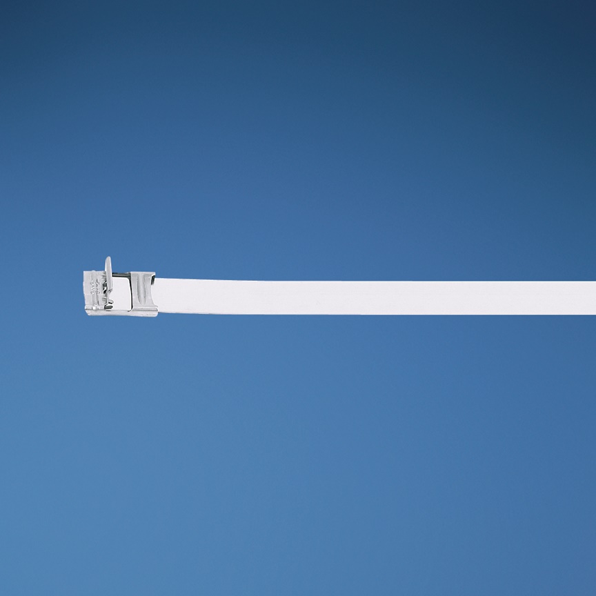 BANDELLA IN ACCIAIO INOX, FIBBIA A