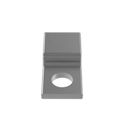 SUPPORTO FASCETTA IN ACCIAIO INOX,