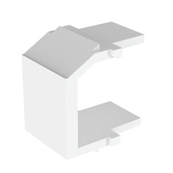 Tappo cieco per modulo Keystone Bianco  puro