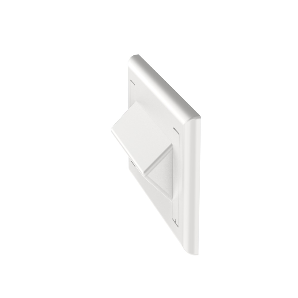 SINGLE GANG, FLUSH MOUNT, SLOPED, H