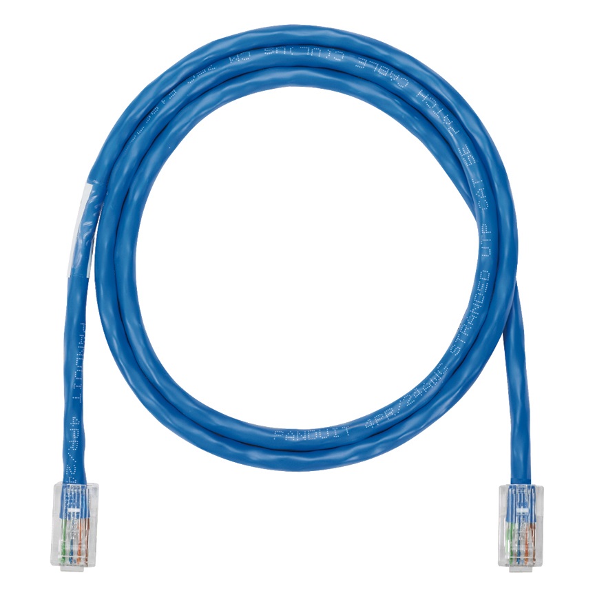 NetKey® Patch cord UTP Cat 5e 24 AWG, 1 m, blu