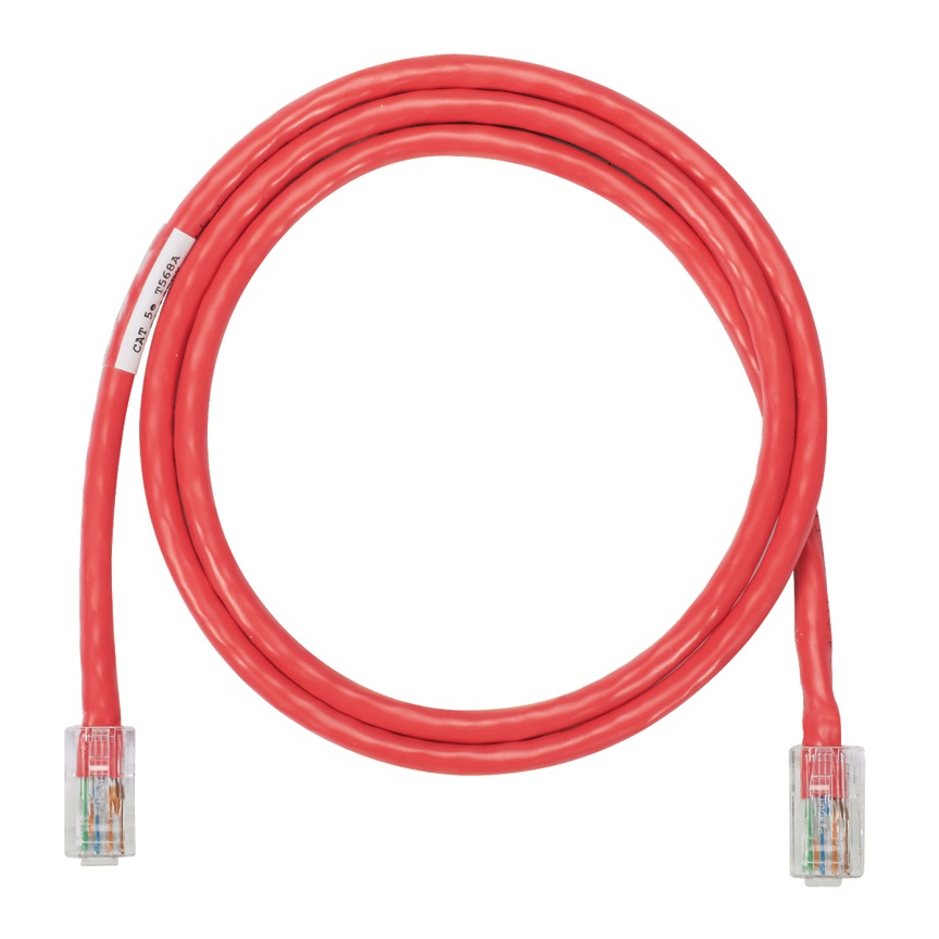 NetKey® Patch cord UTP Cat 5e 24 AWG, 3 m, rosso