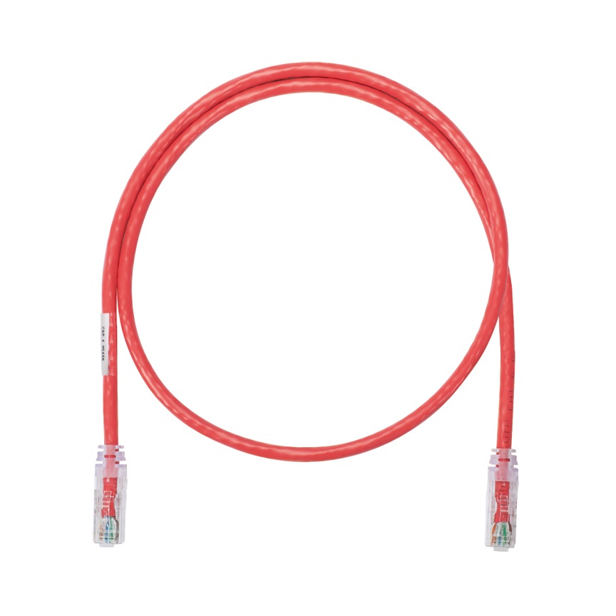 NetKey® Patch cord UTP Cat 6 24 AWG, 1 m, rosso