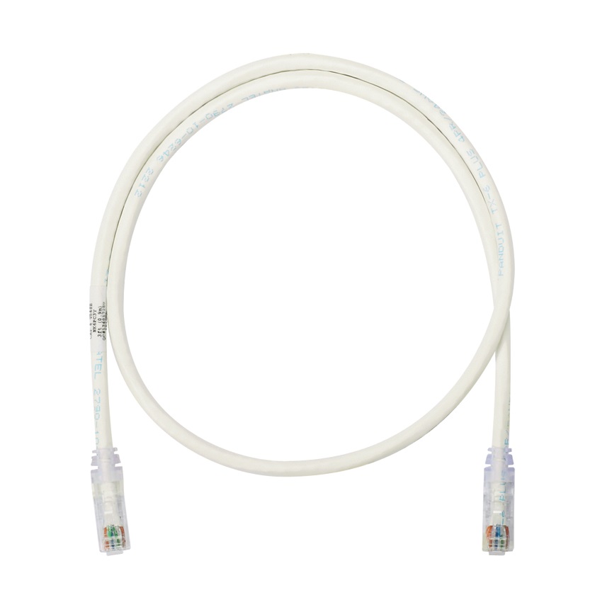 Patch cord in rame UTP serie NetKey cat 6 1M bianco 