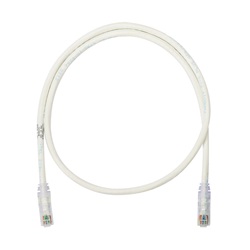 Patch cord in rame UTP serie NetKey cat 6 1M bianco 