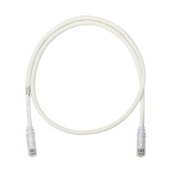 Patch cord in rame UTP serie NetKey cat 6 1M bianco