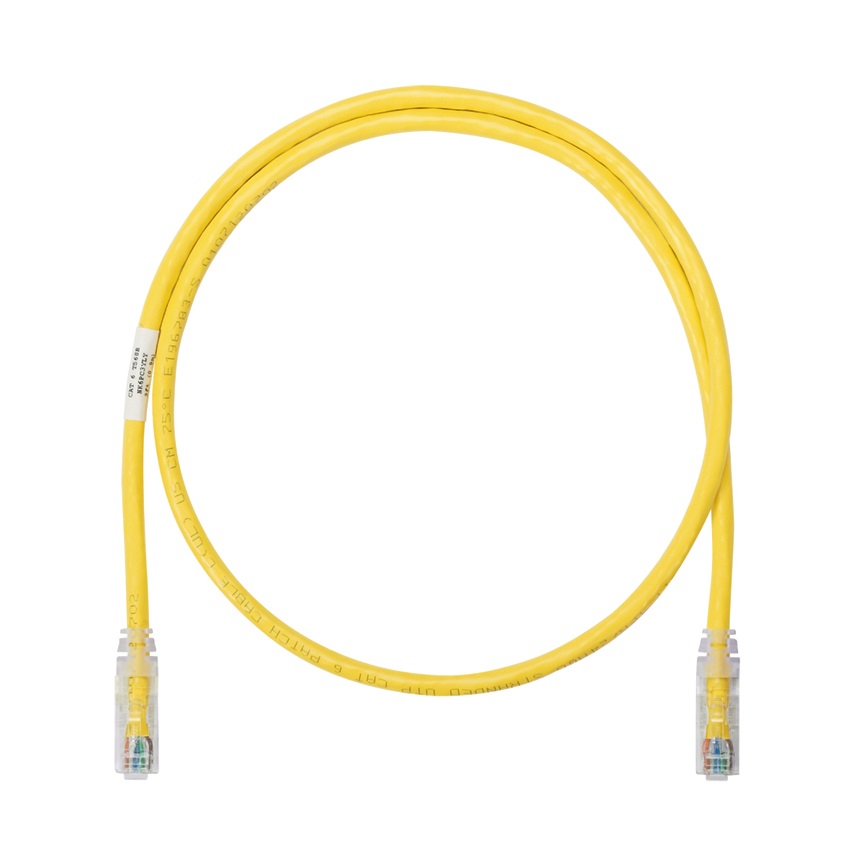 NetKey® Patch cord UTP Cat 6 24 AWG, 1 m, giallo