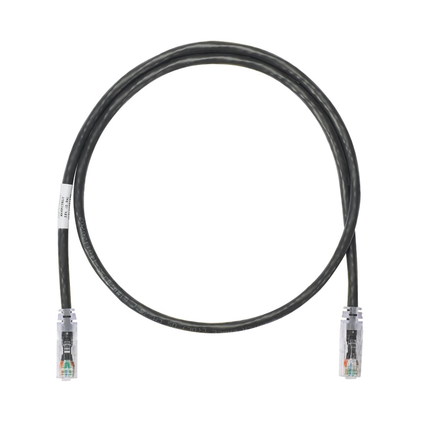 NetKey® Patch cord UTP Cat 6 24 AWG, 20 piedi, nero