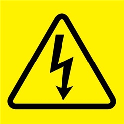 AVVISO DI TENSIONE ELETTRICA PERICO