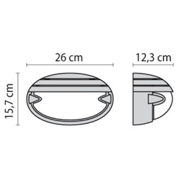 CHIP OV 25/GRILL GRIGIO MET