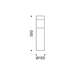 KHA 5/AL-LED 1X15W 4K-81-ETRC
