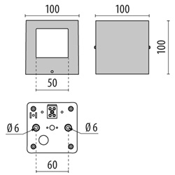 QUASAR 10 LED 2WB 6W 4000K WH1