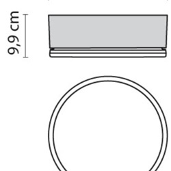 DROP 28 LED 16W SMD 4000K GR/M