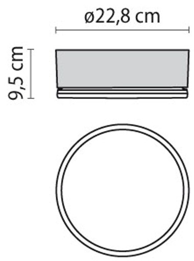 DROP 22 LED 11W SMD 3000K GR/M