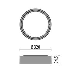 MULTI+ 30 PC LED 14W 3K WH1