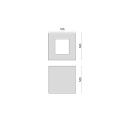 QUASAR 10 LED CEILING 5W 3K WH1
