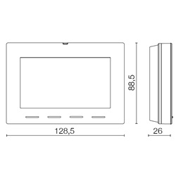 Cronotermostato da parete Perry Next Touch Screen 