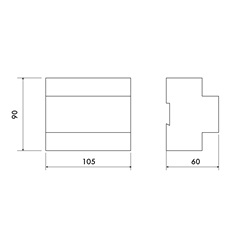 CENTRALINA GAS 2 ZONE 6 DIN