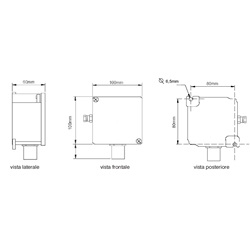 SENSORE CO IP65 CONTENITORE ALLUMIN