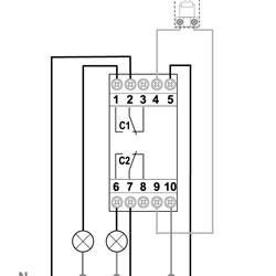 INTERRUTTORE CREP TEMP 2CH 2 DIN