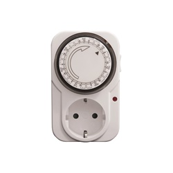 Interruttore orario digitale settimanale TS-WD1 16A presa Schuko quadro distribuzione