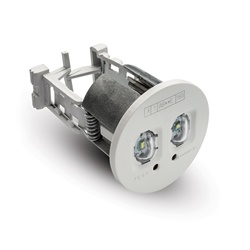 Lampada emergenza soffitto 2 LED 150 lumen 1 ora segnalazione sicurezza