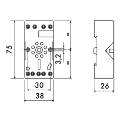 ZOCCOLO OCTAL PREDISPOSTO PER MODUL
