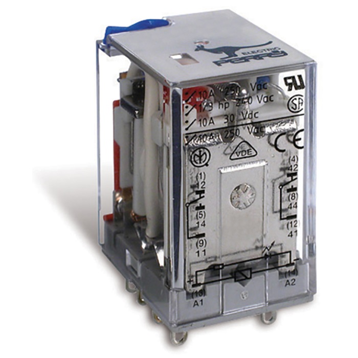 RELE  MIDI 2CT 10A 250V 24VDC