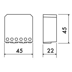 RELE  IMPULSI INCASSO 12V