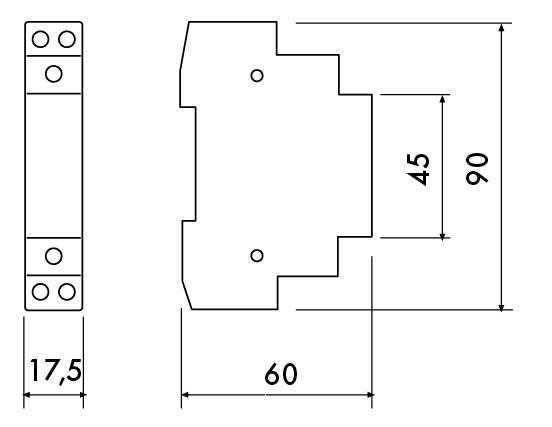 RELE  IMPULSI MODULO 1 DIN 230V