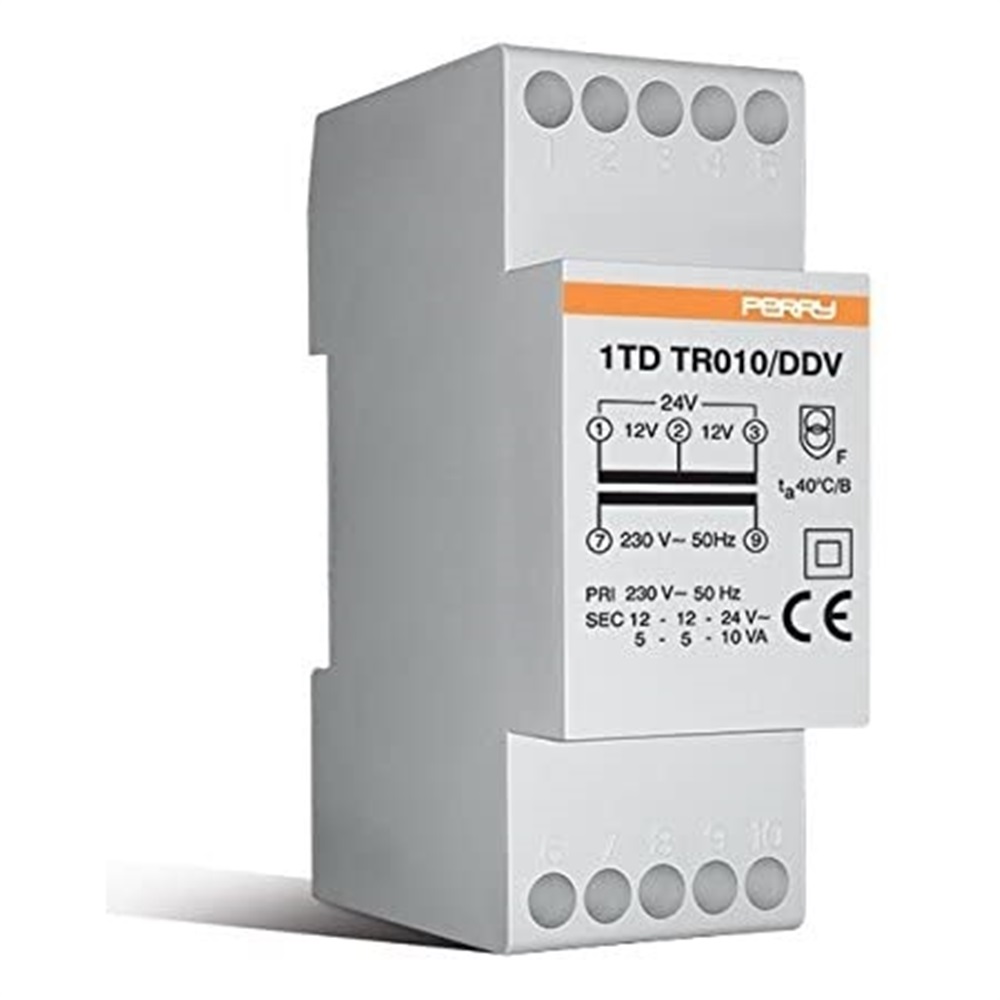 TRASFORMATORE MODUL. 10VA 230 12-12-24V